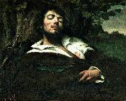 Gustave Courbet Wounded Man USA oil painting artist